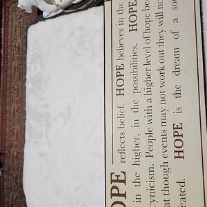 HOPE WALL PLAQUE.